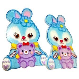 Hair Clip 2 Pcs 
SANRIO sparkly and adorable